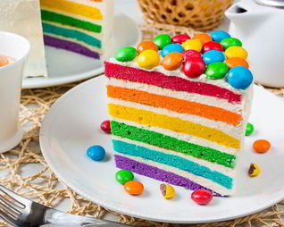 Радужный торт