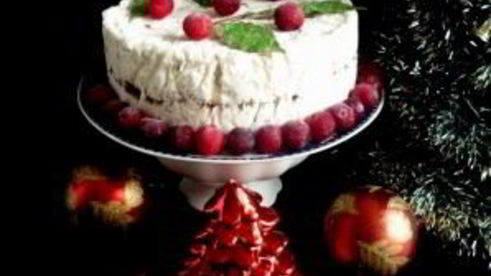 рождественский торт из сухофруктов