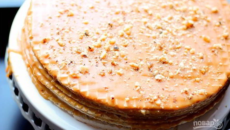 Рецепт торта из готовых коржей со сгущенкой