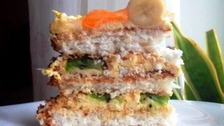 Рецепт торта кокосового бум