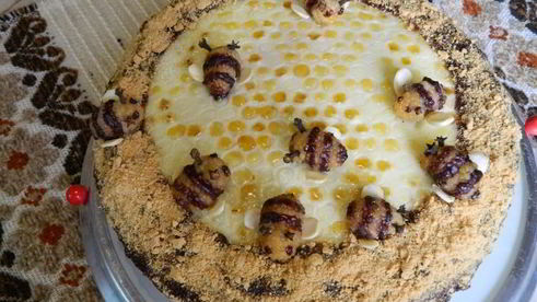 торт медовик