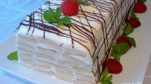 торт медовое полено