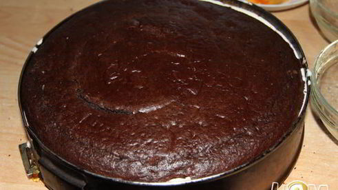 торт с желе и суфле солнечное затмение