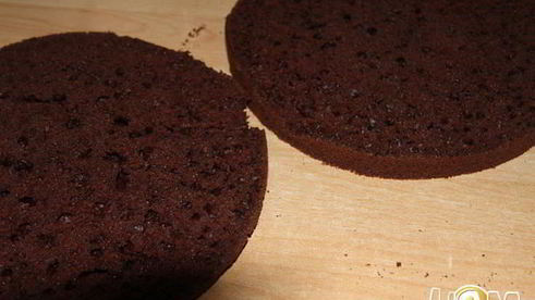 торт с желе и суфле солнечное затмение