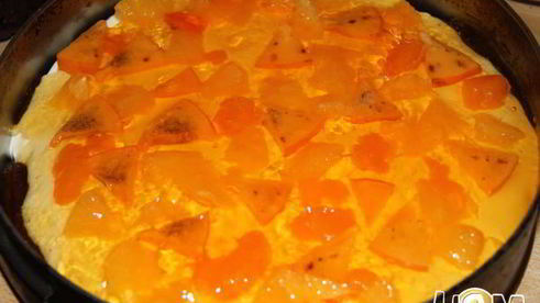 торт с желе и суфле солнечное затмение