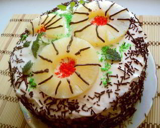 Торт сметанный