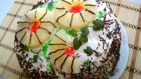 торт сметанный