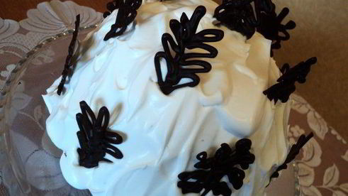 торт зимний лес