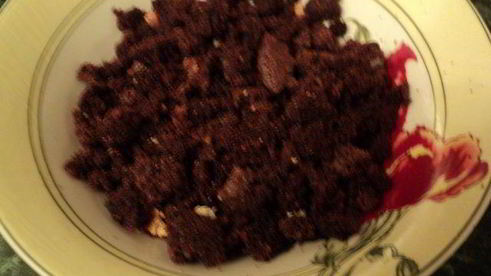 торт зимний лес