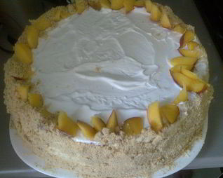 Творожно-фруктовый торт