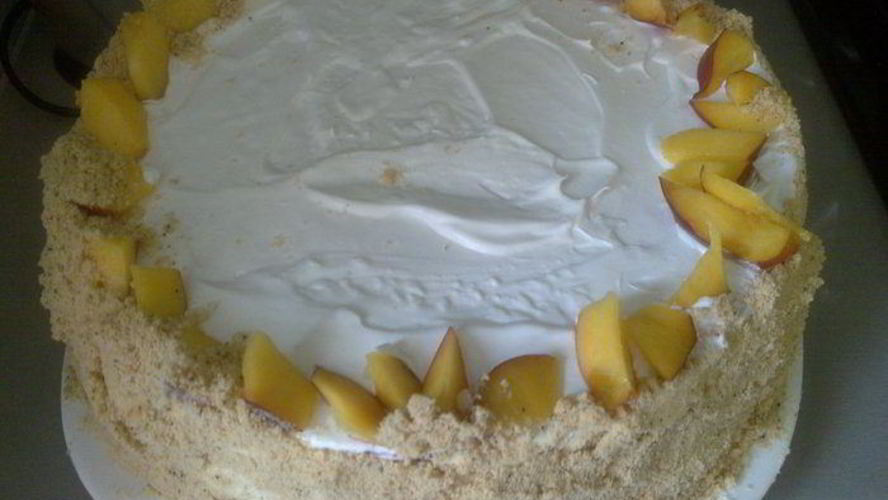 Рецепт творожно-фруктового торт