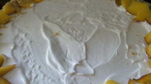 творожно-фруктовый торт