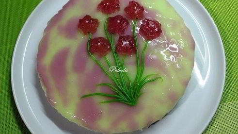 творожно-кокосовый торт без выпечки