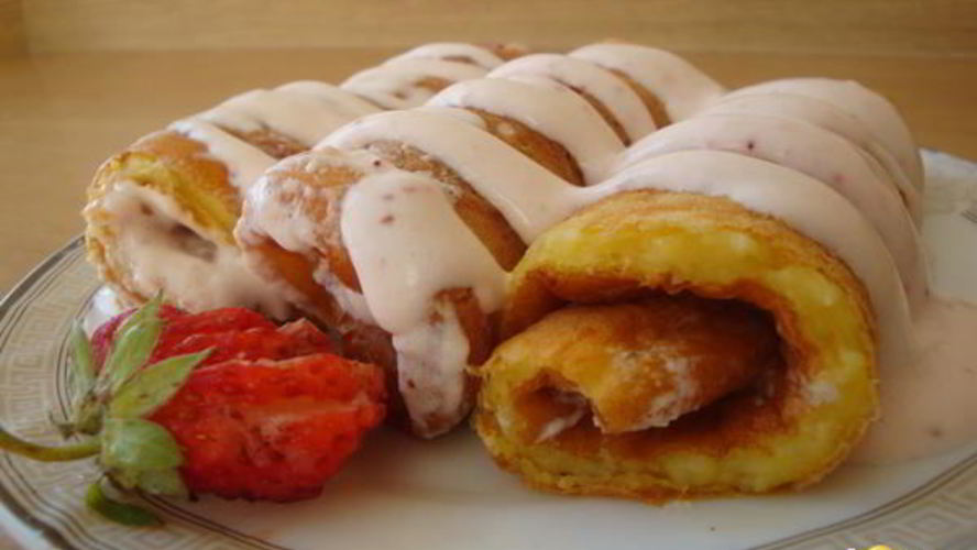 Рецепт творожных рулетиков