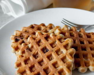 Арахисовые вафли с шоколадной крошкой