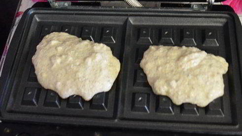 чесночные вафли