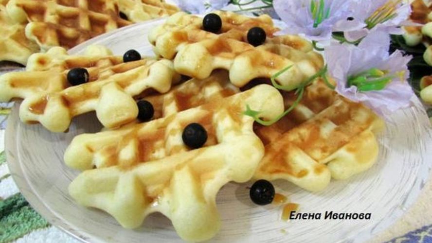 Рецепт йогуртовых вафель