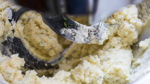 картофельные вафли с сыром