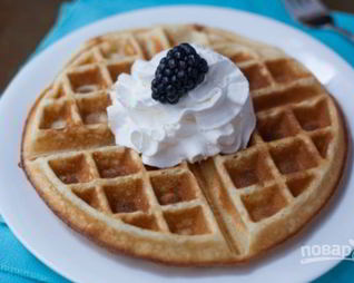 Хрустящие бельгийские вафли