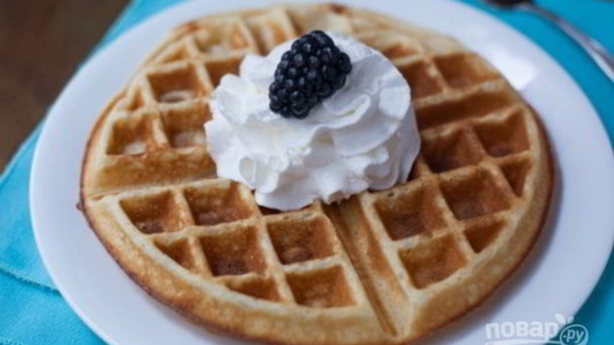 Рецепт хрустящих бельгийских вафель