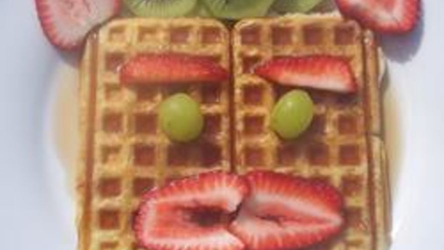 Рецепт нежных вафель на йогурте