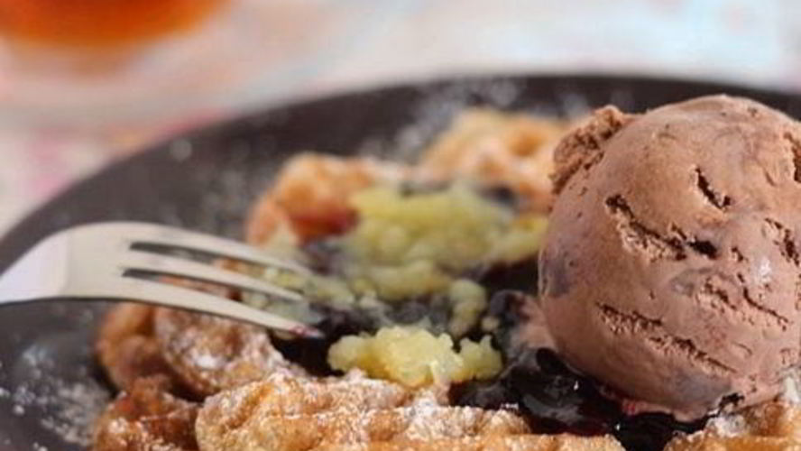 Рецепт пшенно-овсяных вафли с цельнозерновой мукой