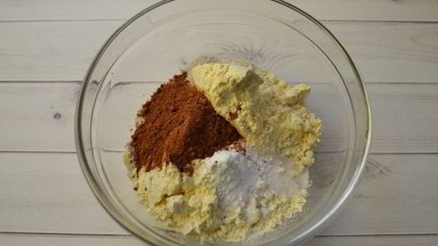 шоколадно-творожные вафли