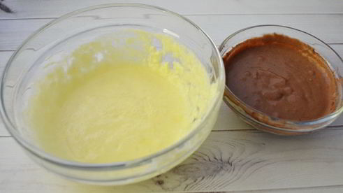 шоколадно-ванильные вафли