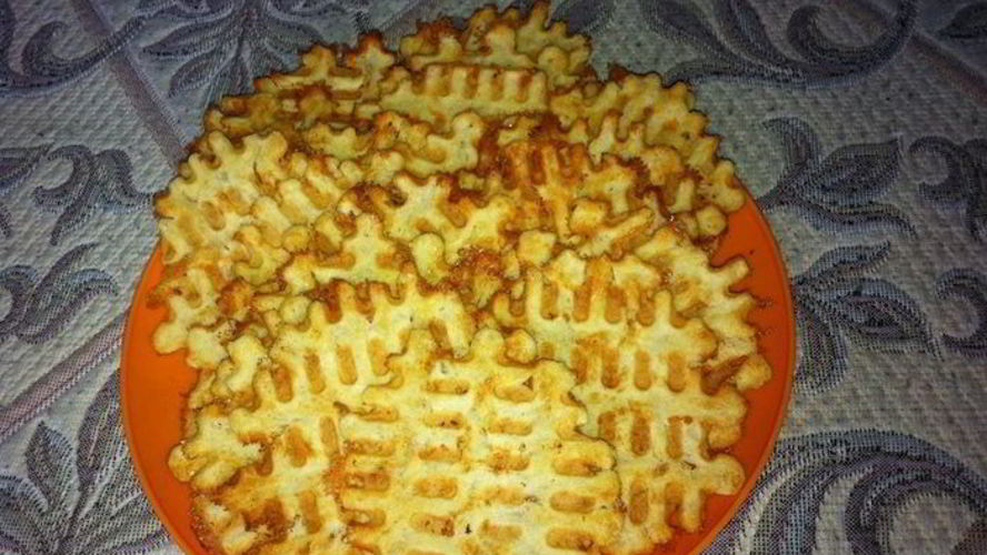 Рецепт сырных вафель