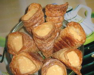 Трубочки со сгущенкой