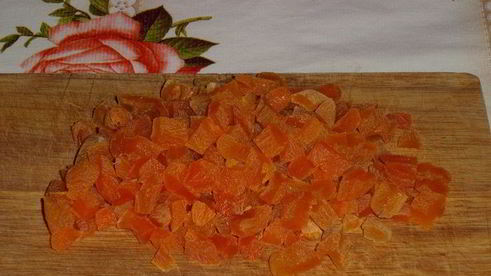 творожные вафли с курагой