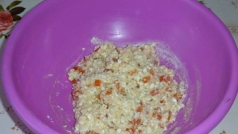 творожные вафли с курагой