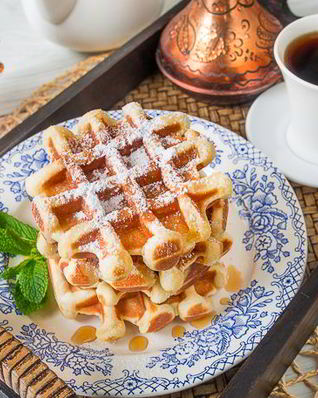 Творожные вафли