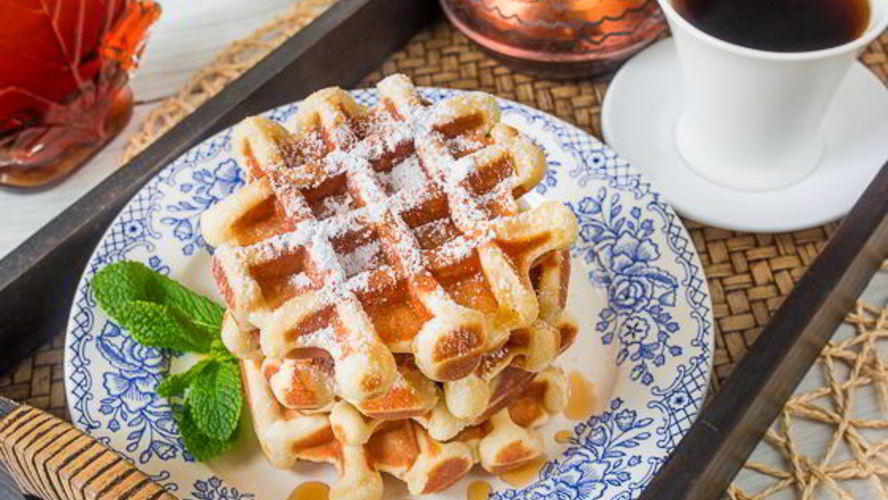 Рецепт творожных вафель