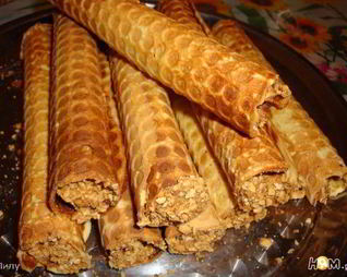 Вафельные трубочки