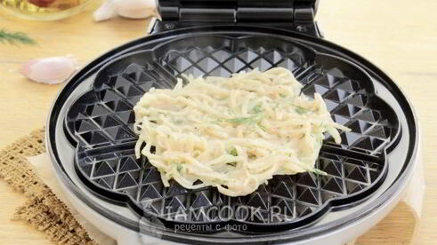 вафли из картофеля с укропом