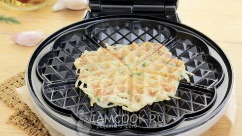 вафли из картофеля с укропом