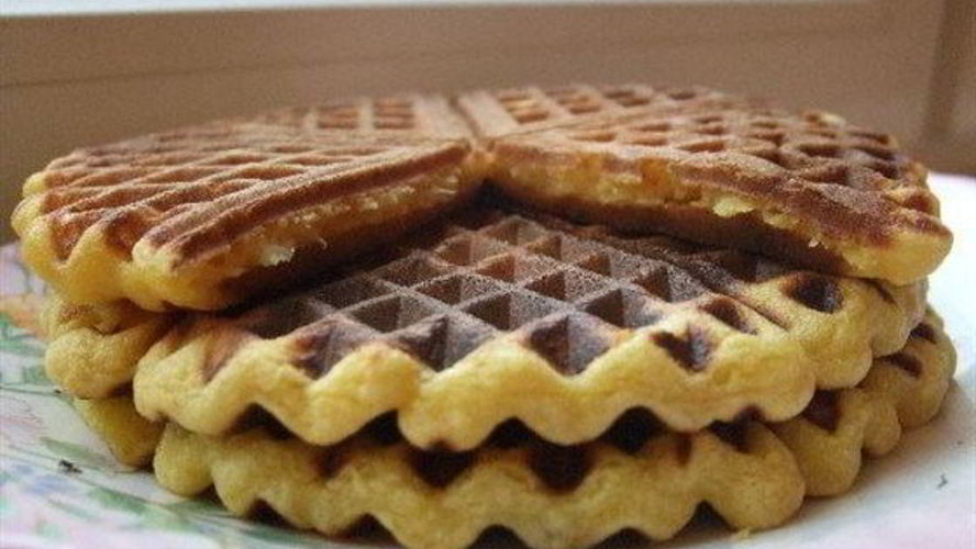 Рецепт вафель кукурузных