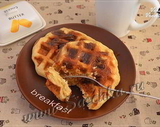 Вафли на дрожжах