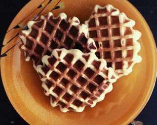 Вафли на дрожжевом тесте