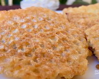 Вафли с фаршем — ленивые беляши