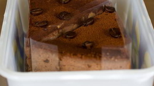 вафли с кокосом и какао