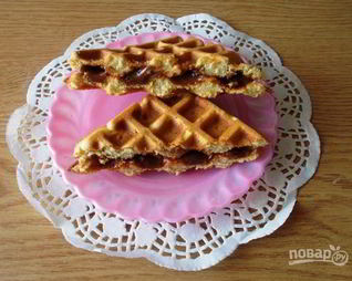 Венские вафли в электровафельнице
