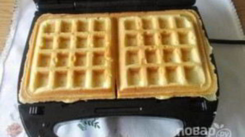 венские вафли в электровафельнице