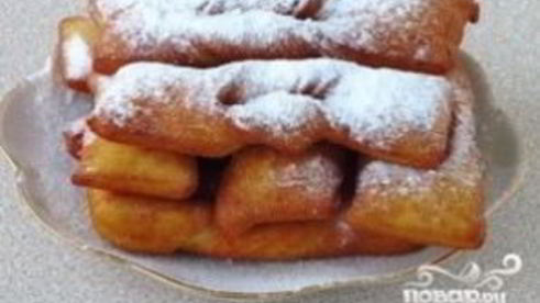 воздушный хворост на кефире