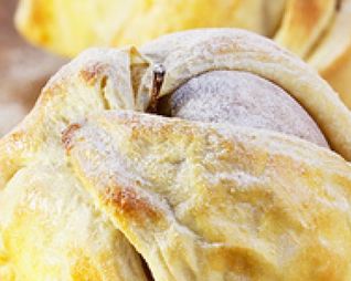 Яблоки в тесте