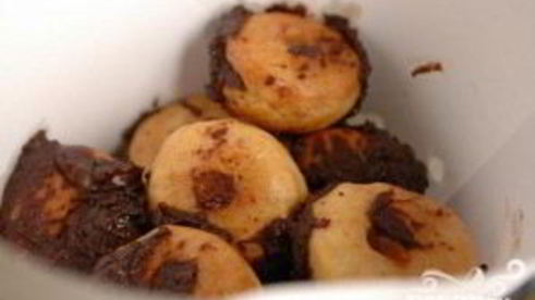 елочка из профитролей