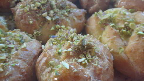 фисташковые эклеры