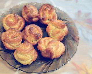 Профитроли с грибами