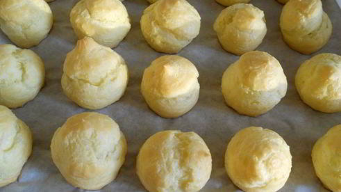 профитроли с кофейным кремом